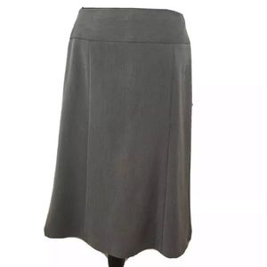 CATO GRAY FLARED MID CALF SKIRT SIZE 8
